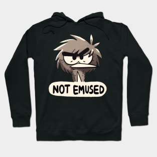 Not Emused Emu Bird Hoodie